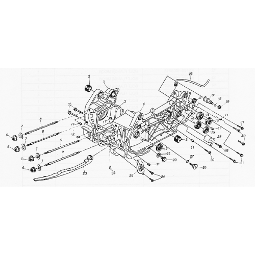 Crankcase Assembly II (Kasea Adventure Buggy 125)
