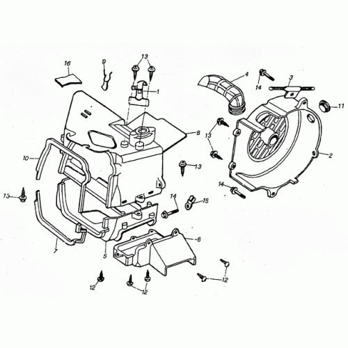 Fan Cover & Shroud Assy (Kasea Adventure Buggy 125) Fan Cover & Shroud Assy (Kasea Adventure Buggy 125)