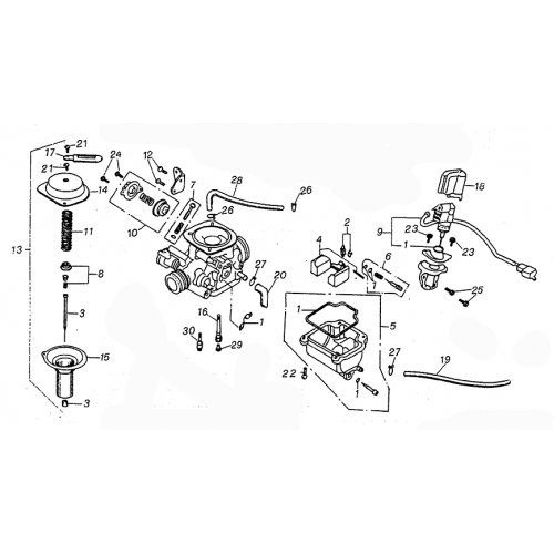 Carburetor (Kasea Adventure Buggy 125)