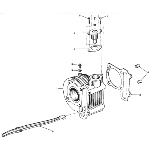 Cylinder Assembly (Kasea LM150IIR 2000)