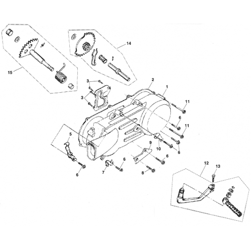 Left Cover Assembly (Kasea LM150IIR 2000)