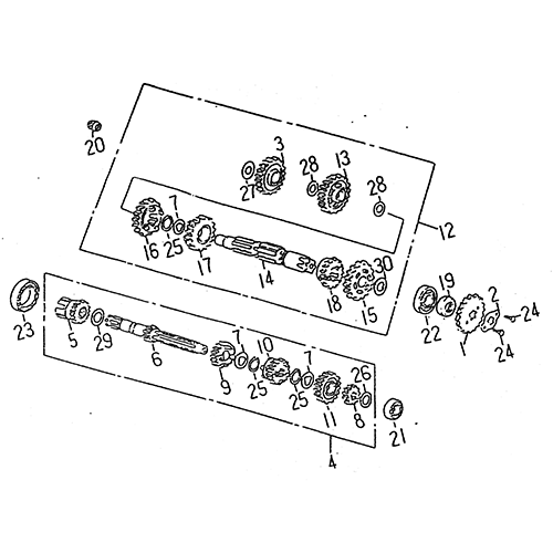 Transmission | Starter (LRX/SMC Blast ATV 150)