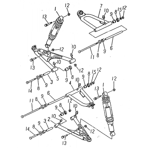 Front Suspension (LRX/SMC Blast ATV 170) Front Suspension (LRX/SMC Blast ATV 170)