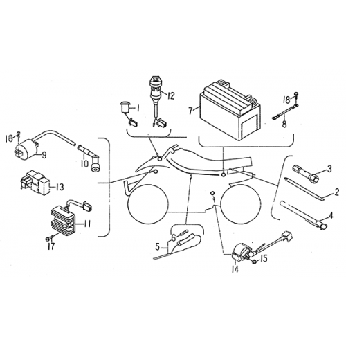 Wire Harness (LRX/SMC Blast ATV 150)