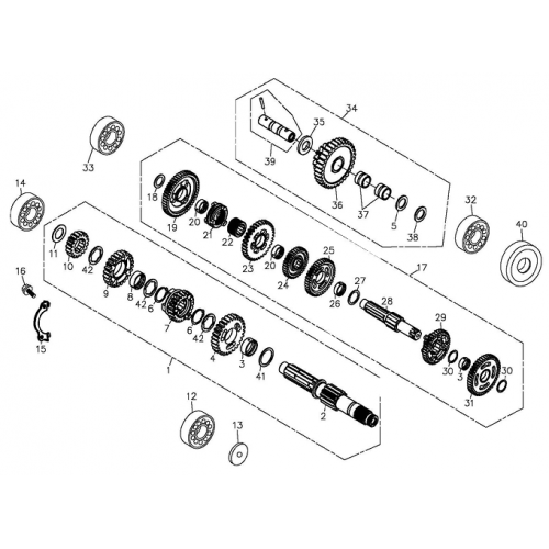 Transmission (Adly ATV 300xs Assault) Transmission (Adly ATV 300xs Assault)