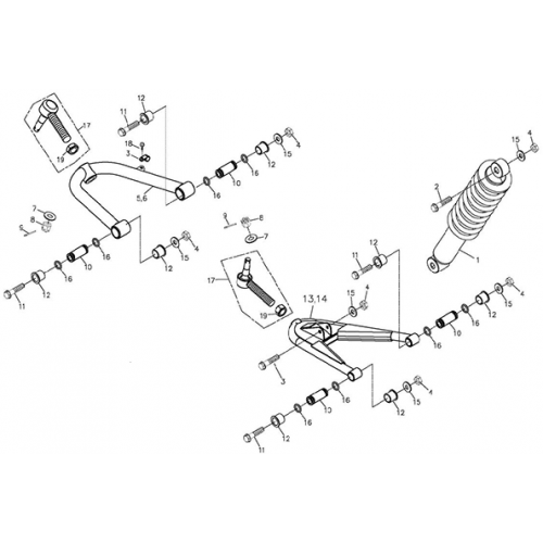Arm (Adly ATV 300xs Assault)