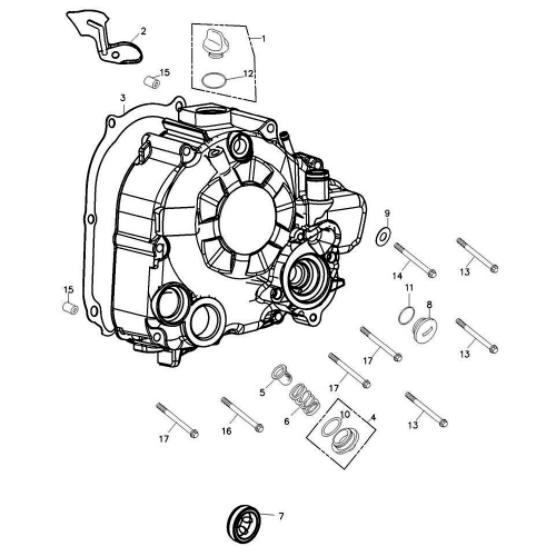 Right Crankcase Cover Right Crankcase Cover
