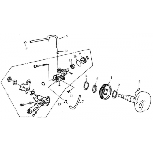 Oil Pump (ADLY RT-50 Road Tracer) Oil Pump (ADLY RT-50 Road Tracer)