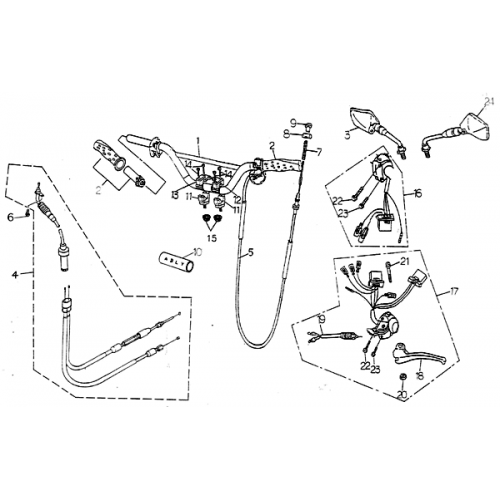 Handle, Pipe, Cable (DOT) (ADLY RT-50 Road Tracer)