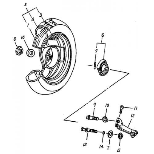 Rear Wheel (10") Rear Wheel (10")