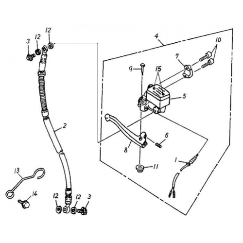 Front Master Cylinder (Silver Fox 50) Front Master Cylinder (Silver Fox 50)