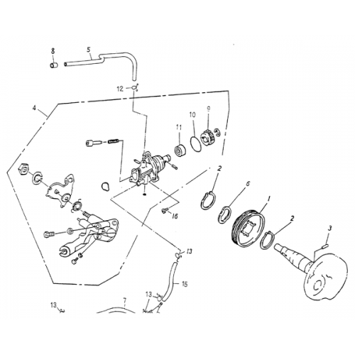 Oil Pump (Blazer 50cc ATV) Oil Pump (Blazer 50cc ATV)