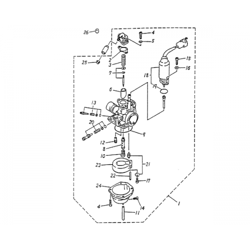 Carburetor (Blazer 50cc ATV) Carburetor (Blazer 50cc ATV)