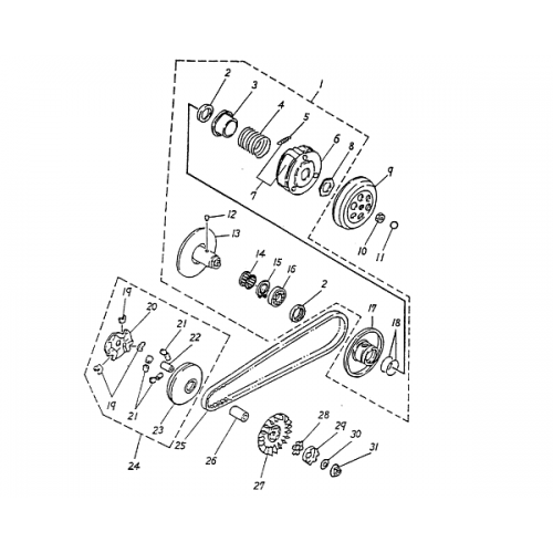 Clutch (Blazer 50cc ATV) Clutch (Blazer 50cc ATV)