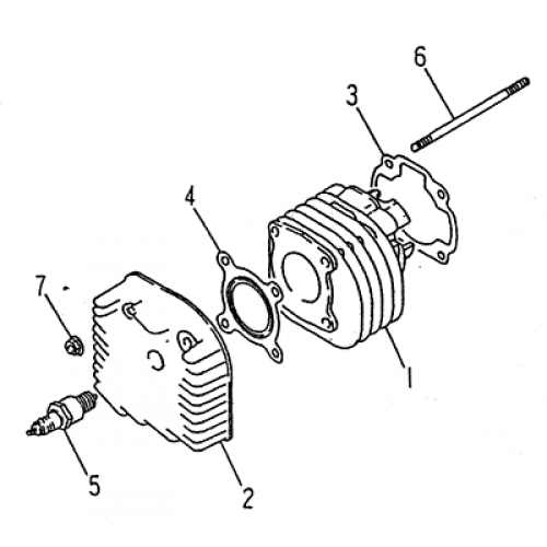 Cylinder (LRX/SMC ATV 50 mini)