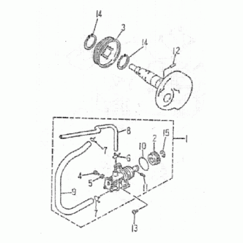 OIL PUMP (Kasea Skyhawk 50mini Quad) OIL PUMP (Kasea Skyhawk 50mini Quad)