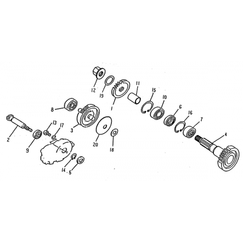 Transmission (LRX/SMC ATV 50 mini)
