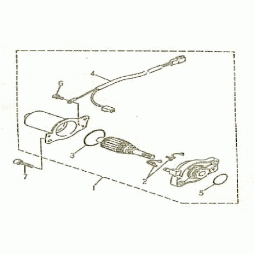 STARTING MOTOR (Kasea Skyhawk 50mini Quad) STARTING MOTOR (Kasea Skyhawk 50mini Quad)