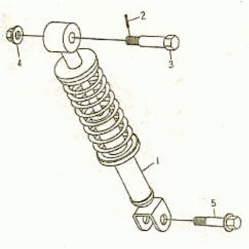 REAR SUSPENSION (Kasea Skyhawk 50mini Quad)