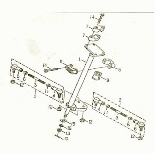 STEERING (Kasea Skyhawk 50mini Quad) STEERING (Kasea Skyhawk 50mini Quad)