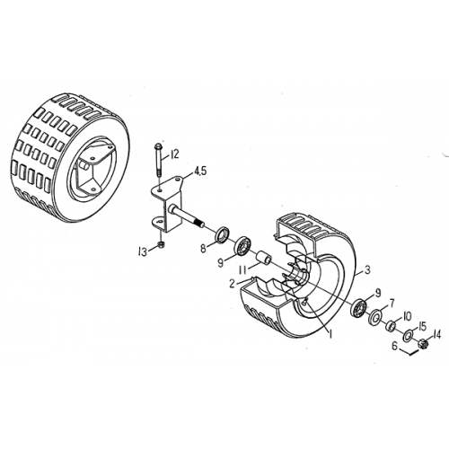 Front Wheel (LRX/SMC ATV 50 mini)