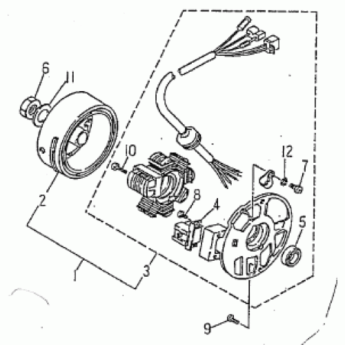 Generator (LRX/SMC Blast ATV 90/100) Generator (LRX/SMC Blast ATV 90/100)