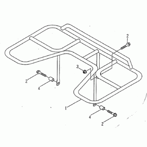 CARRIER, REAR (Kasea Skyhawk 50 Quad)