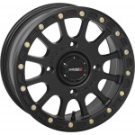 System 3 SB-5 14X7 4/137 5+2 Beadlock Matte Black