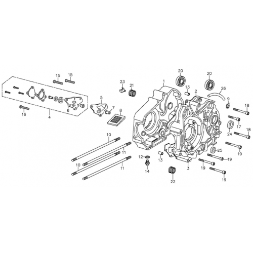 Oil Pump (Adly ATV 90Z2 4T (Gear Drive))