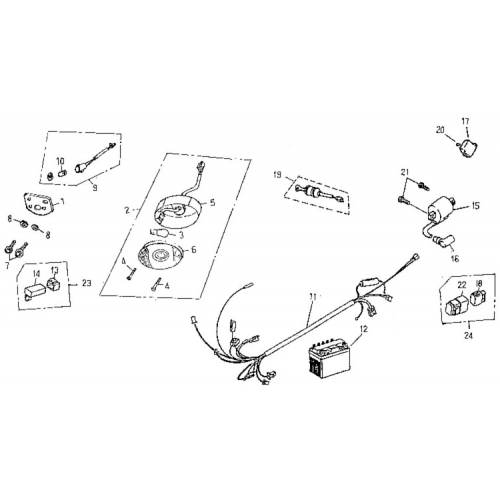 Electrical Parts (Adly ATV 90Z2 4T (Gear Drive)) Electrical Parts (Adly ATV 90Z2 4T (Gear Drive))
