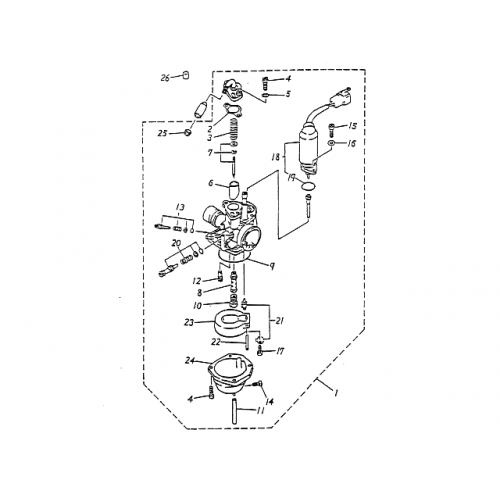 Carburetor (Blazer 90cc ATV) Carburetor (Blazer 90cc ATV)