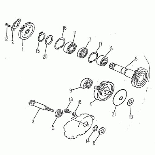 TRANSMISSION (Kasea Skyhawk 90 Quad)