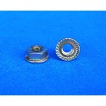 Hex Flange Nut, 6mm