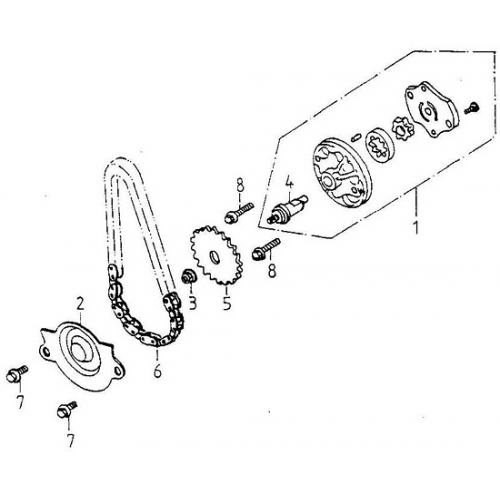 Oil Pump (Adly ATV 150S II CrossXRoad)