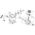 Cylinder, Piston, Crankshaft