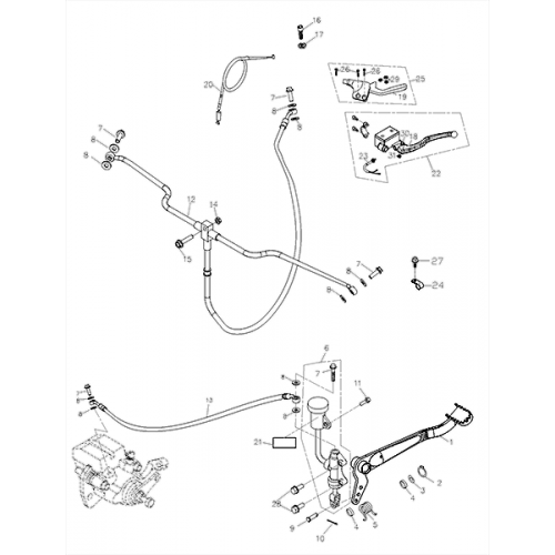 Brake System (Adly ATV Q280) Brake System (Adly ATV Q280)