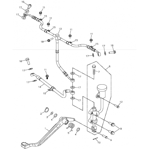 Rear Brake (Adly ATV 300S II CrossXRoad) Rear Brake (Adly ATV 300S II CrossXRoad)