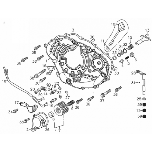 Right Crankcase Cover (Adly ATV 300S Interceptor) Right Crankcase Cover (Adly ATV 300S Interceptor)