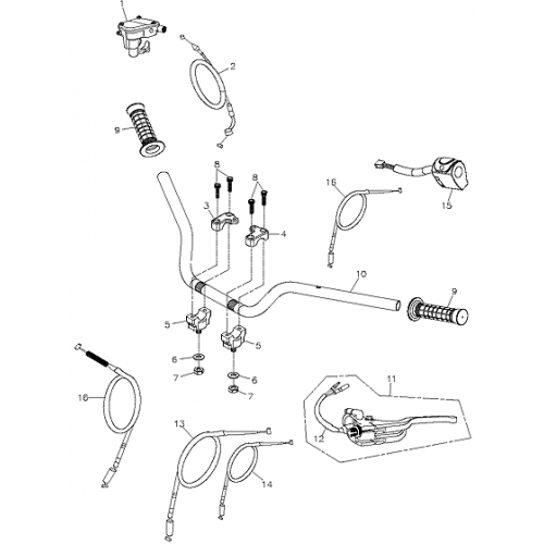 Handle Bar (Adly ATV 300U II)
