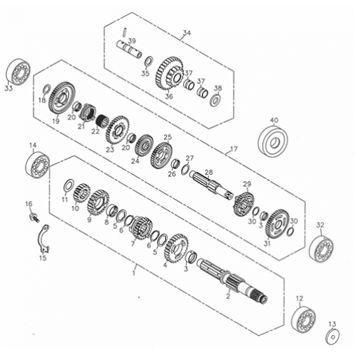 Transmission (Adly ATV 300U) Transmission (Adly ATV 300U)