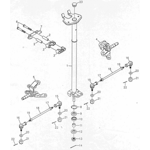 Steering (Adly ATV 300U)