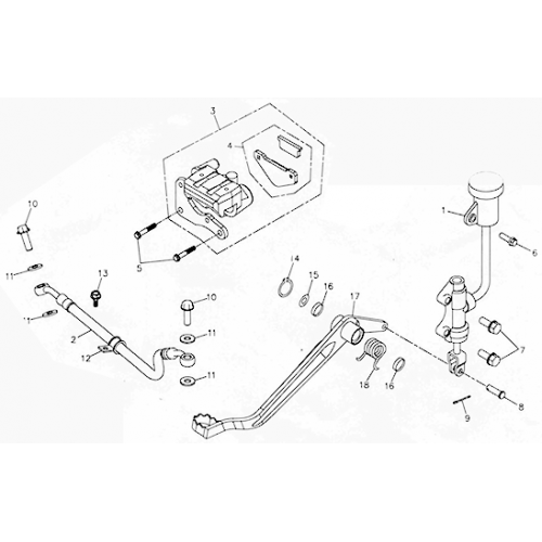 Rear Brake (Adly ATV 300U) Rear Brake (Adly ATV 300U)
