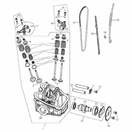Camshaft | Valve | Chain Camshaft | Valve | Chain