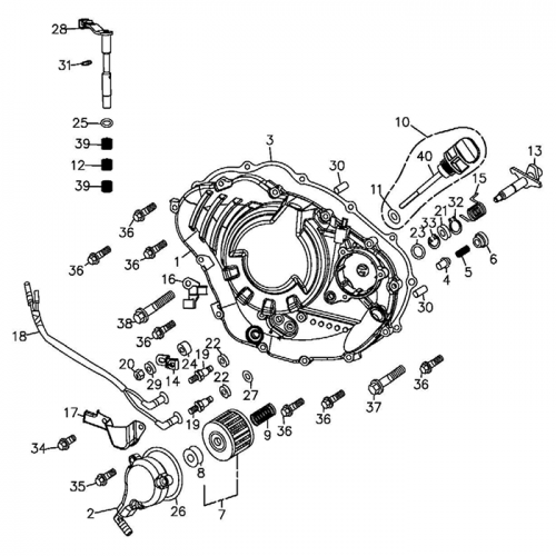 Right Crankcase Cover Right Crankcase Cover