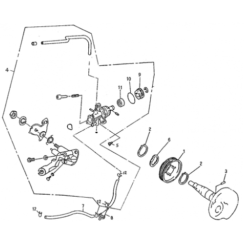 Oil Pump (Adly ATV 50cc 2T)