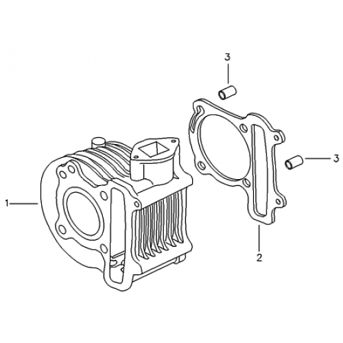Cylinder (Adly ATV 90RV 4T) Cylinder (Adly ATV 90RV 4T)