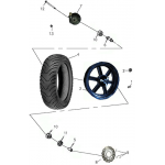 Front Wheel (Aluminum Rim)