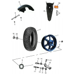 Rear Wheel (Aluminum Rim)