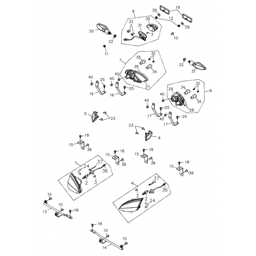 Signal Light | Tail Light (Adly Mini Car 320) Signal Light | Tail Light (Adly Mini Car 320)