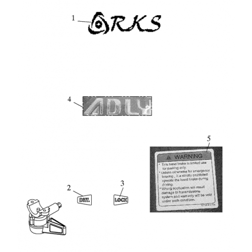 Stickers (Adly Mini Car 320) Stickers (Adly Mini Car 320)